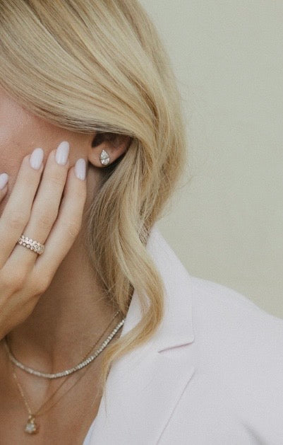 Lyra Signature Pear Studs