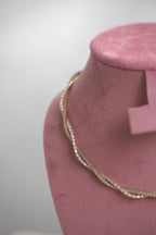 East-West Oval Tennis Necklace