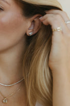 Lyra Signature Pear Studs
