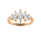 Marquise Crown Ring