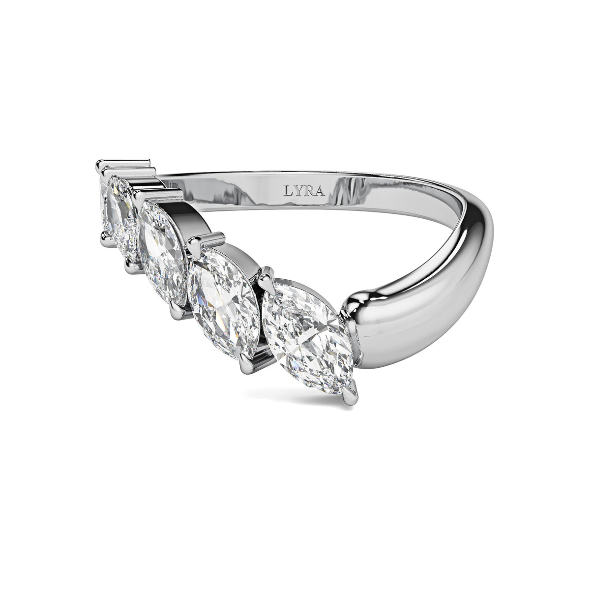 Marquise Contour Ring