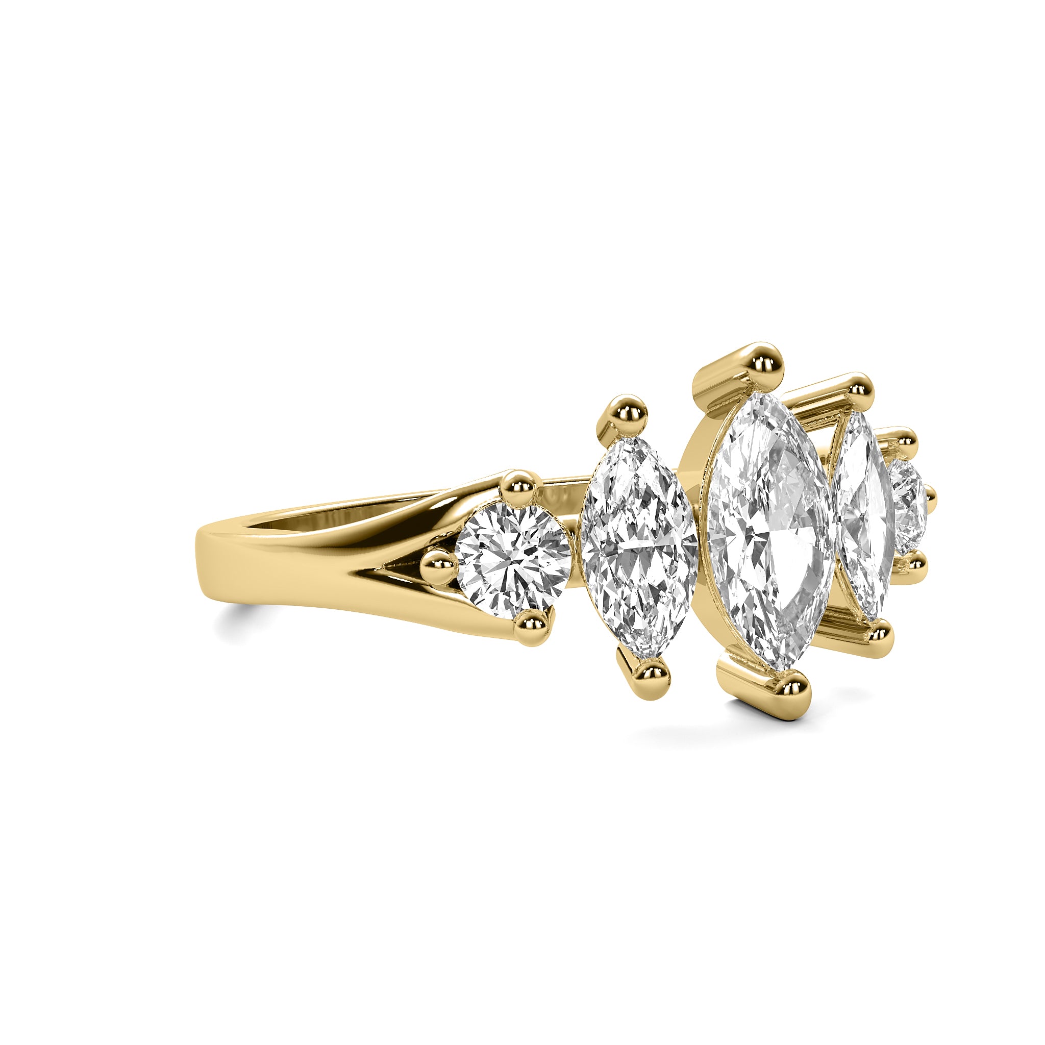 Marquise Crown Ring