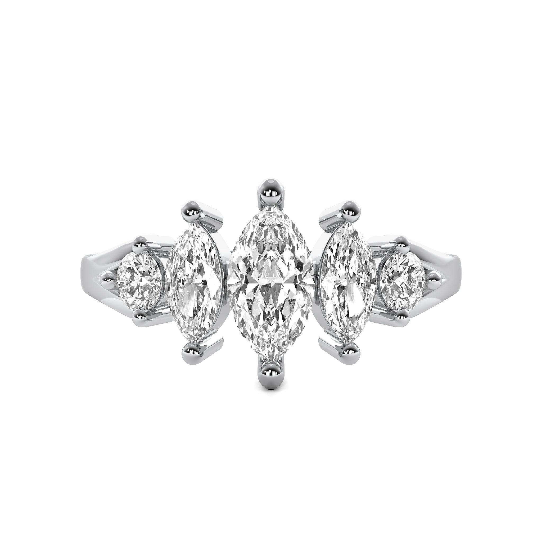 Marquise Crown Ring
