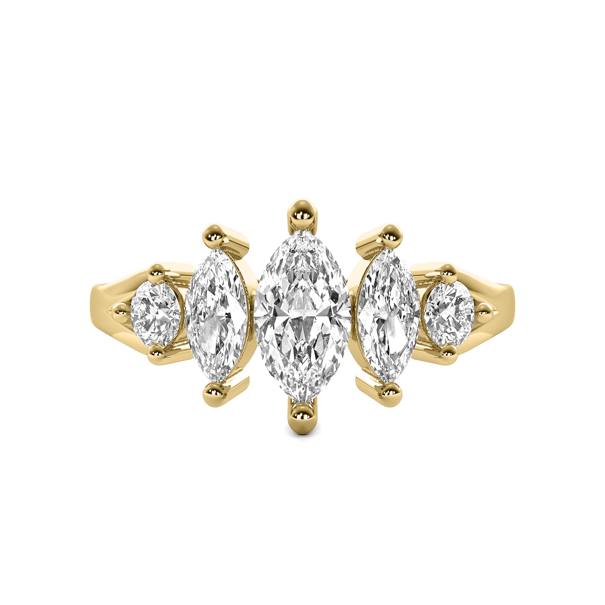 Marquise Crown Ring