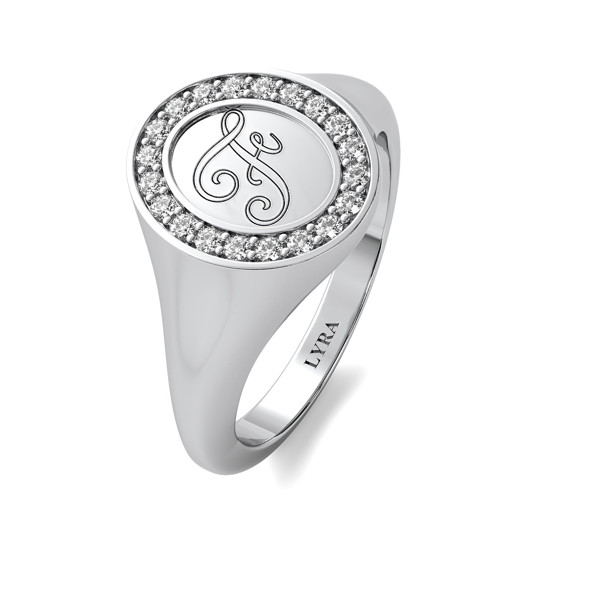 Initial Signet Ring