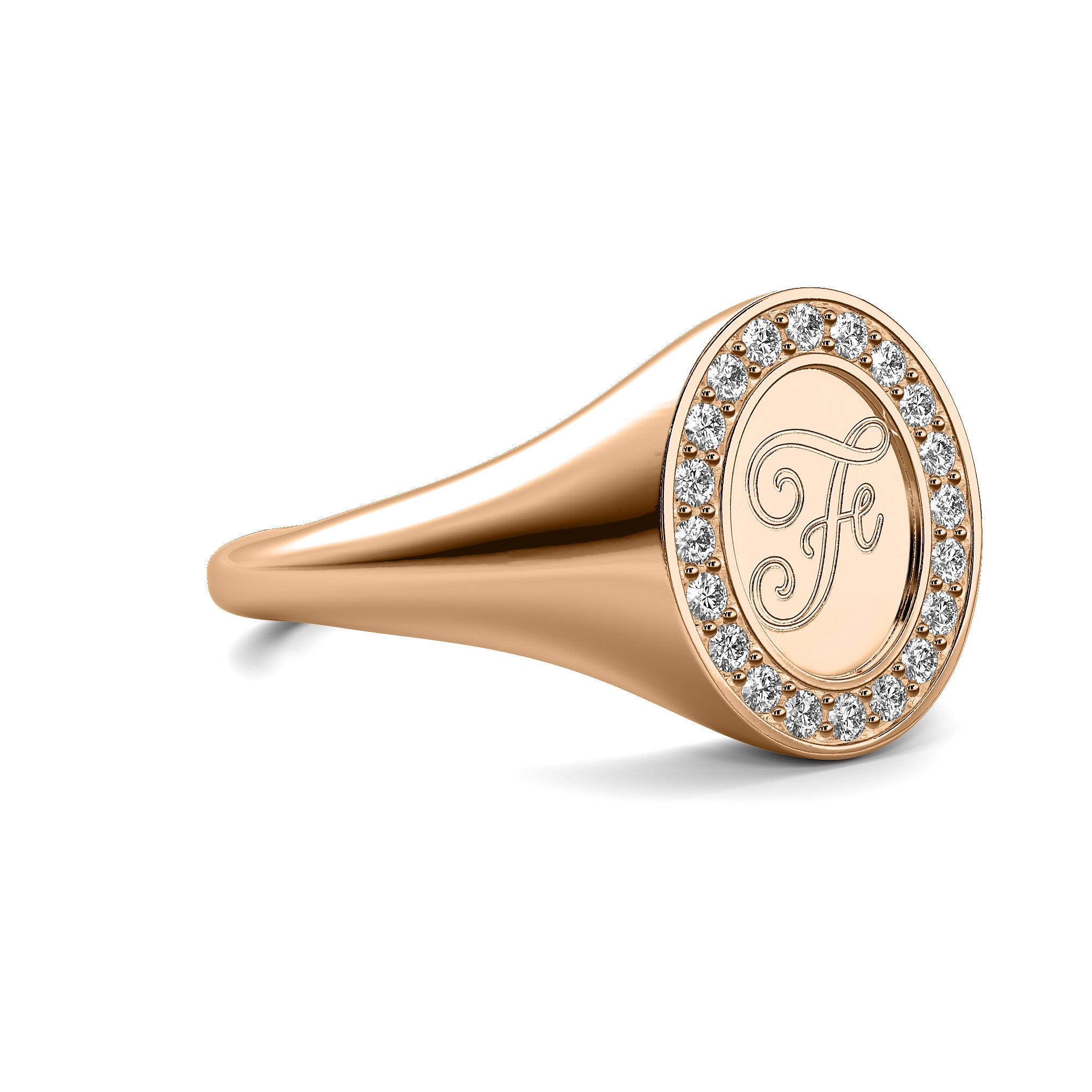 Initial Signet Ring