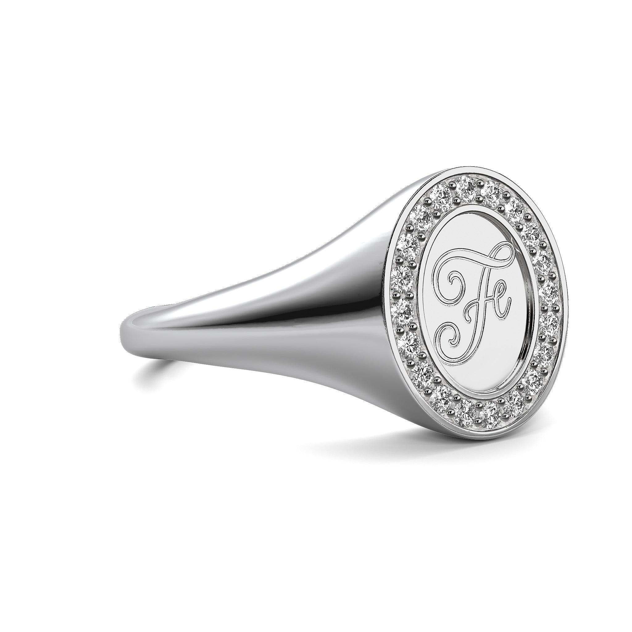 Initial Signet Ring