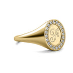 Initial Signet Ring
