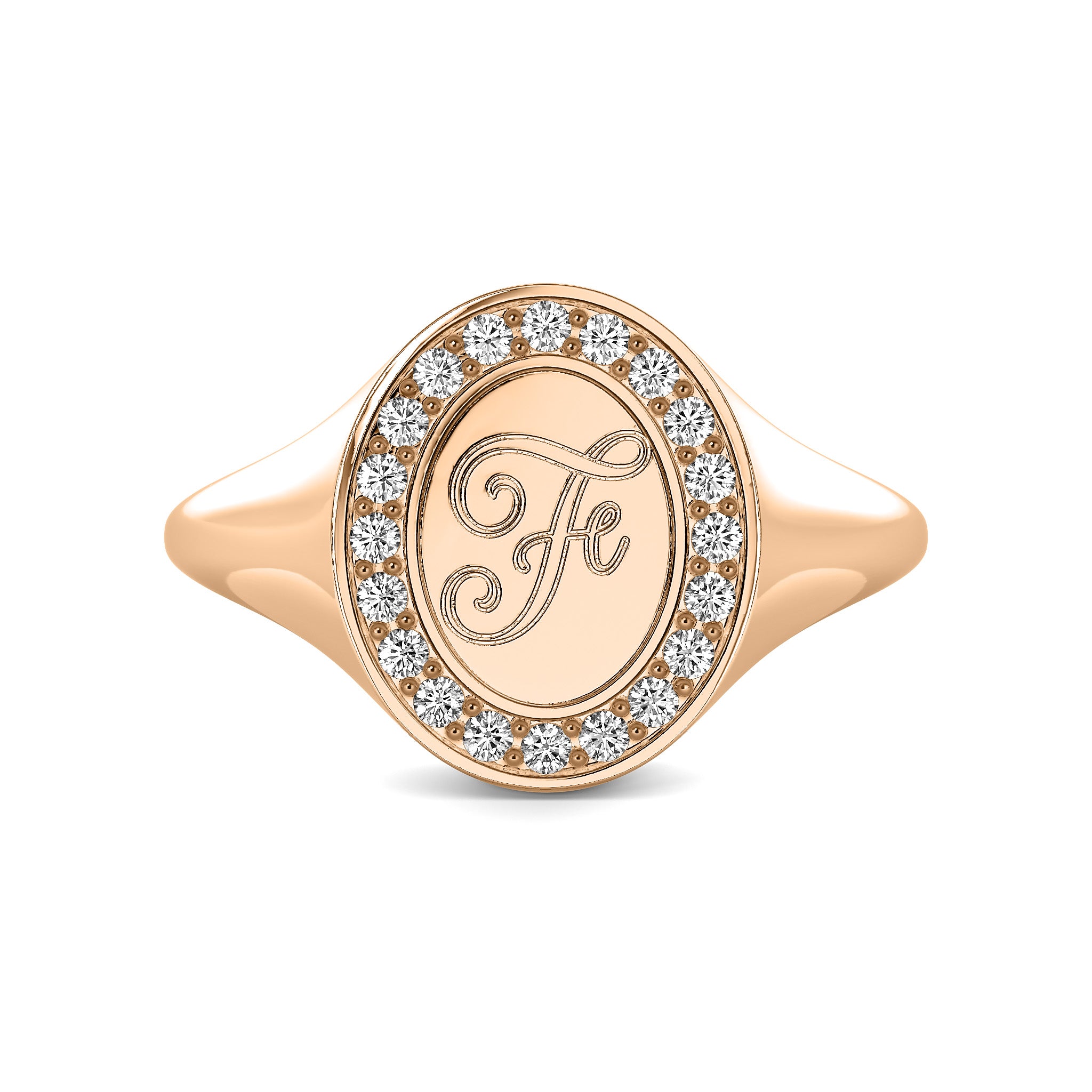 Initial Signet Ring