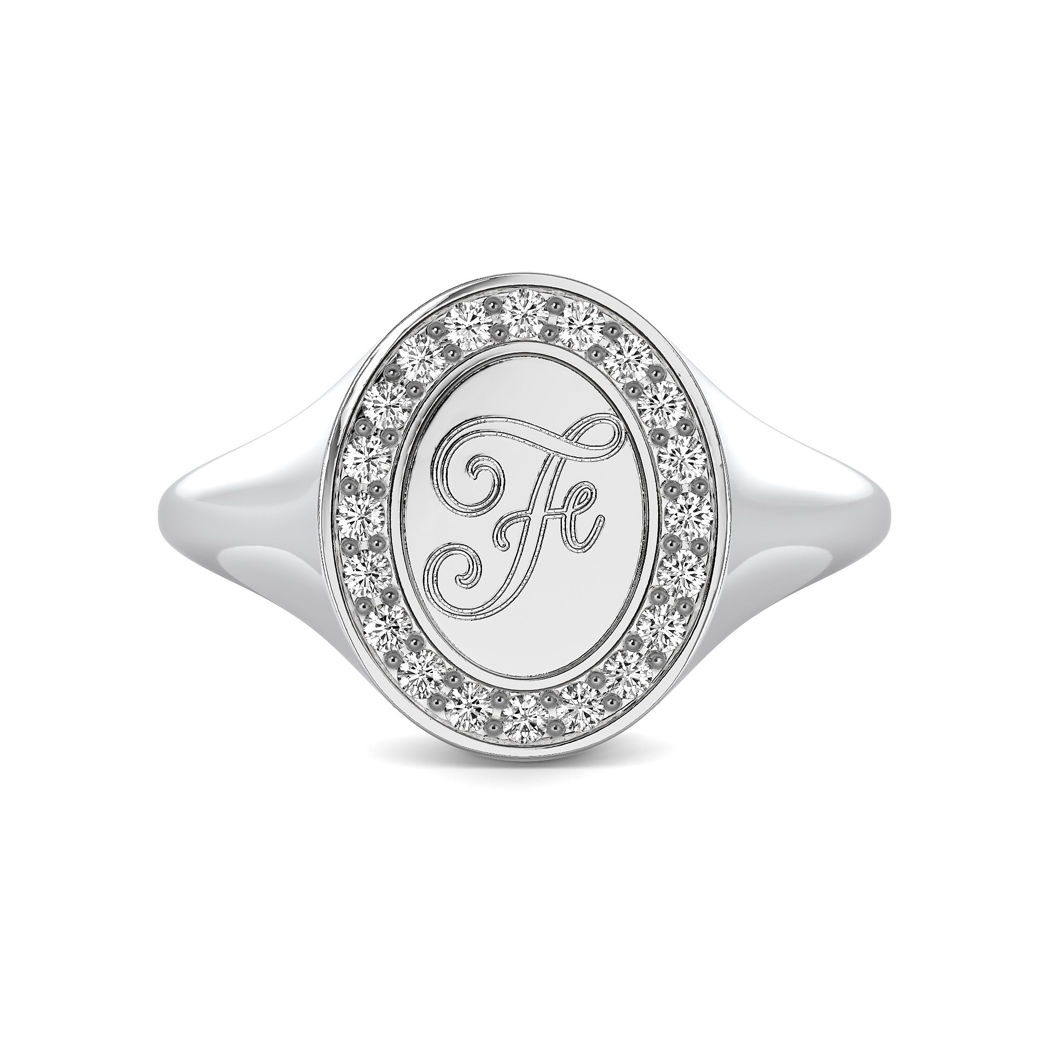 Initial Signet Ring
