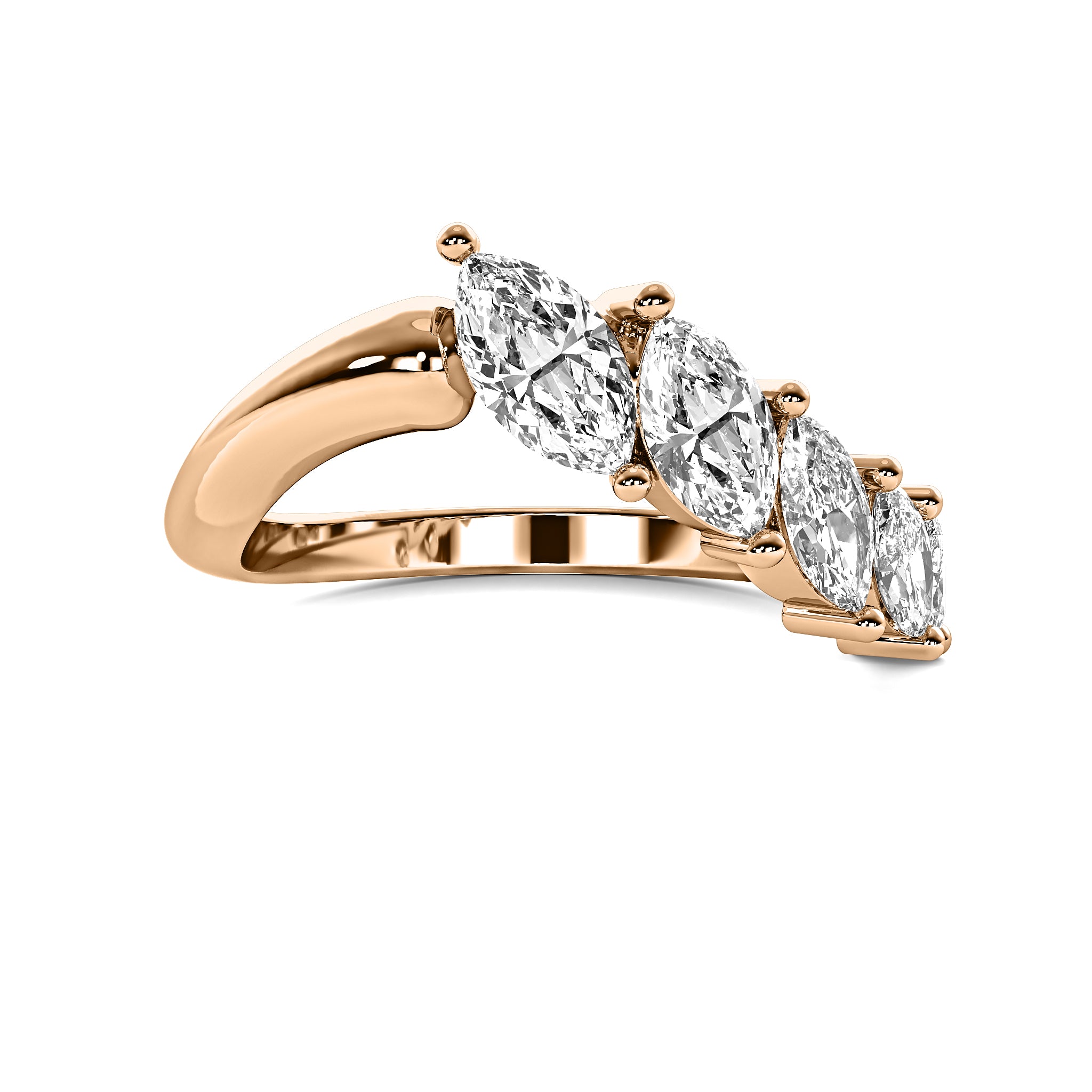 Marquise Contour Ring