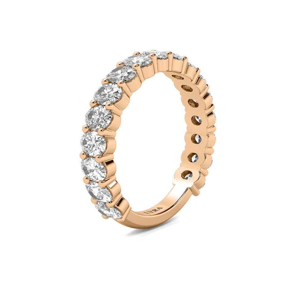 Oval Diamond Eternity Band