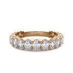 Oval Diamond Eternity Band