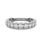 Oval Diamond Eternity Band