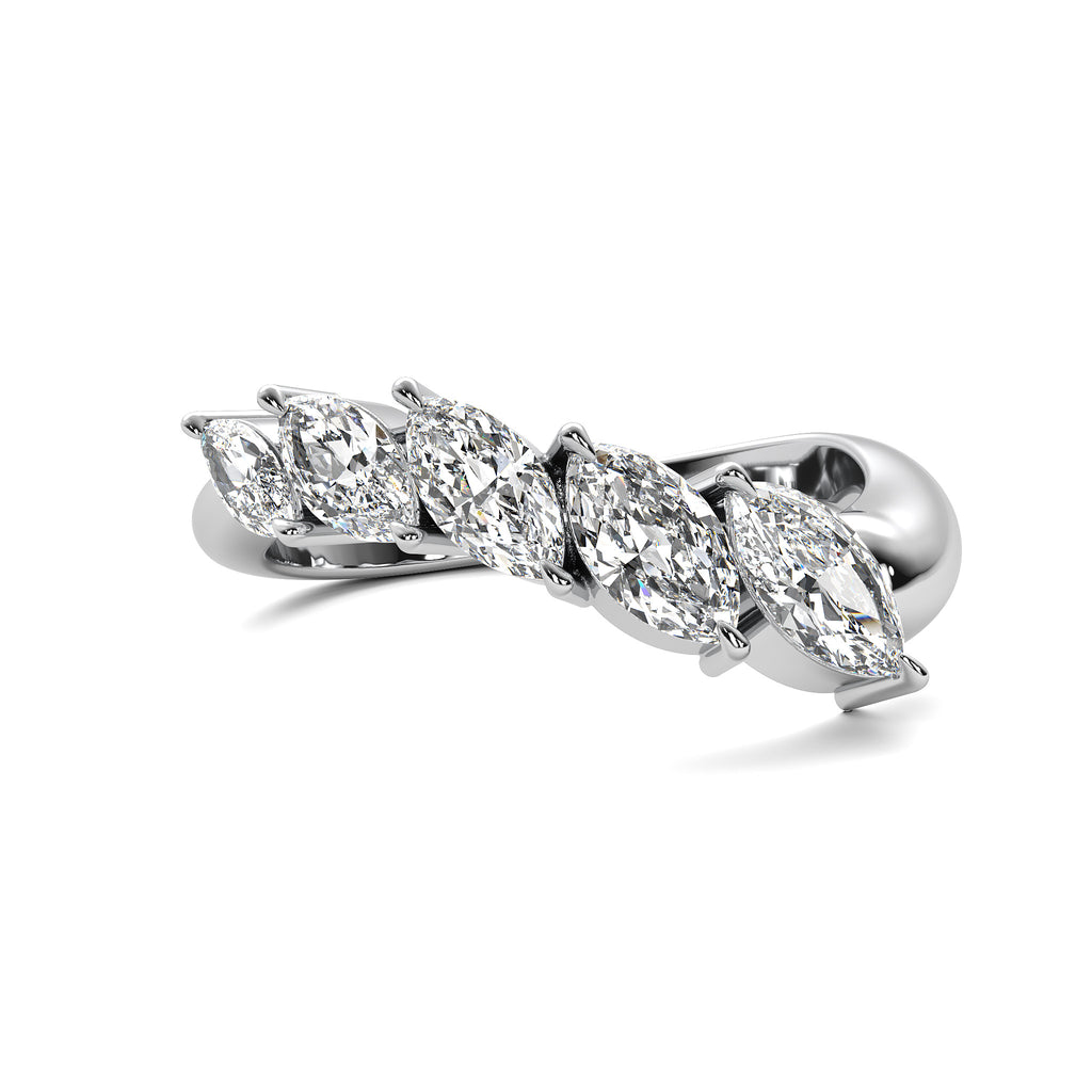 Marquise Contour Ring
