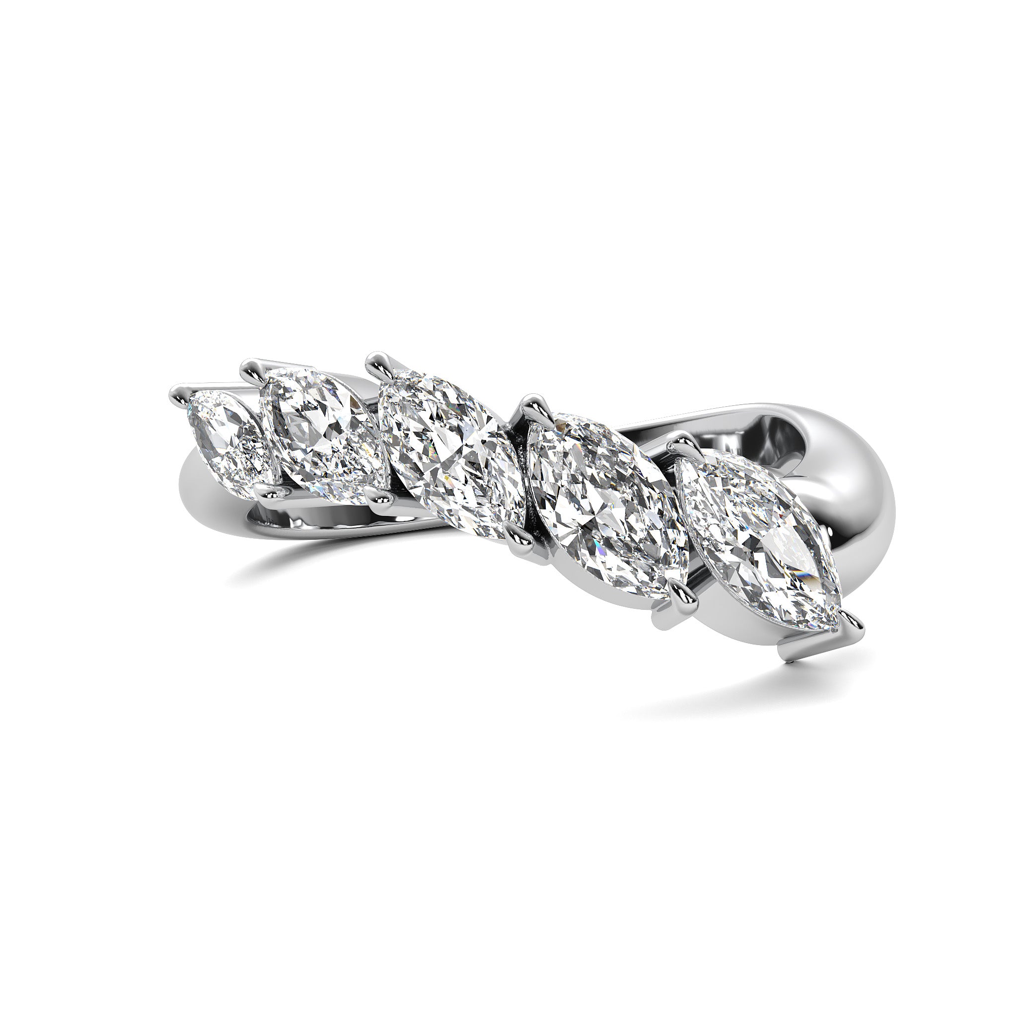 Marquise Contour Ring