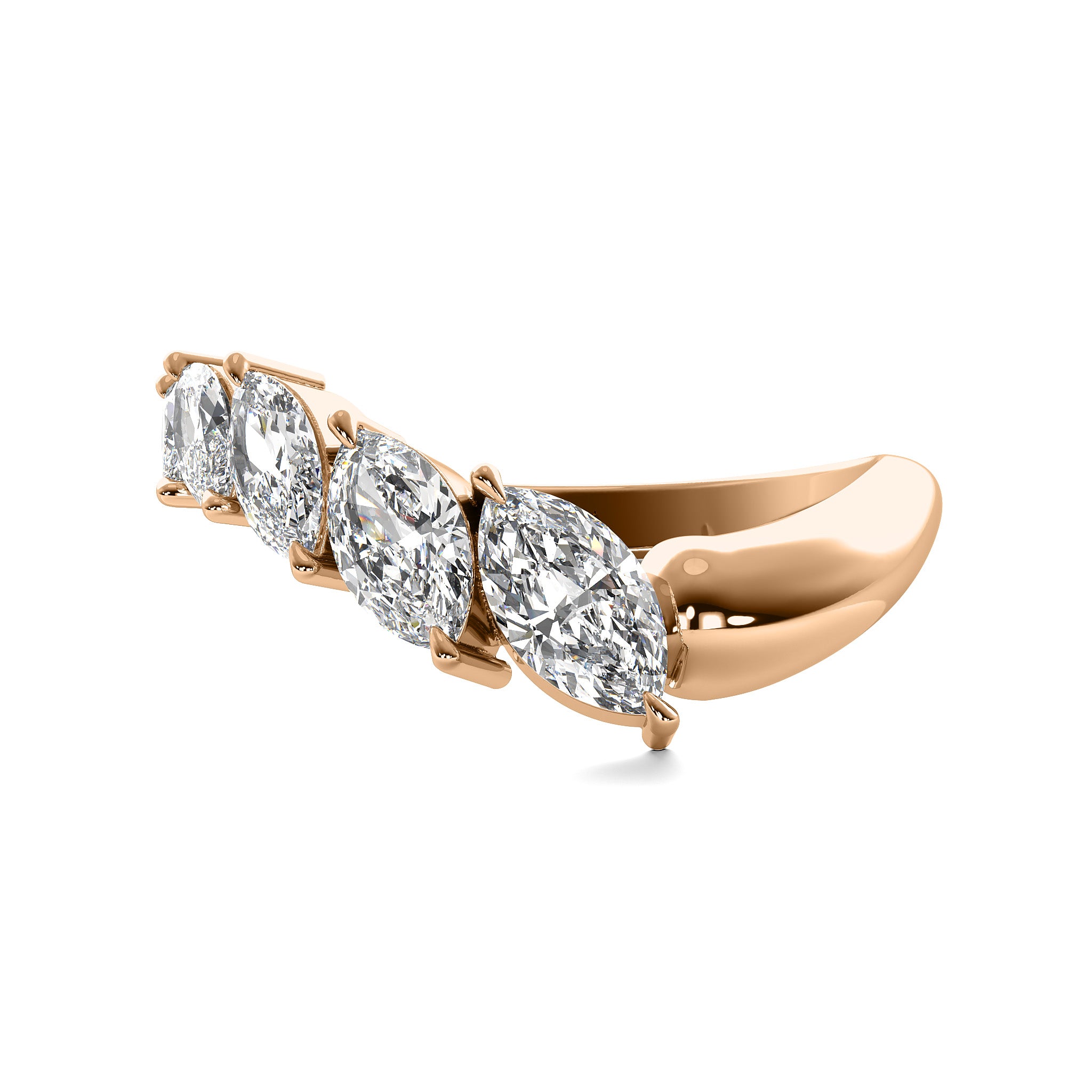 Marquise Contour Ring