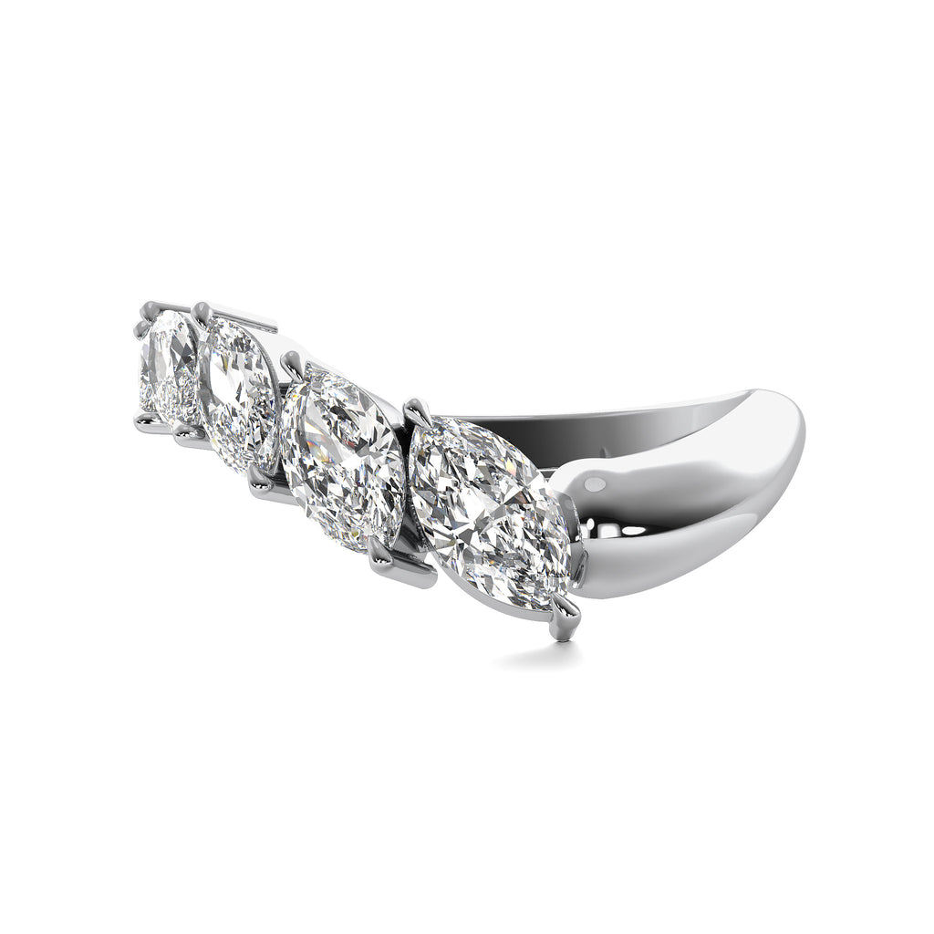 Marquise Contour Ring