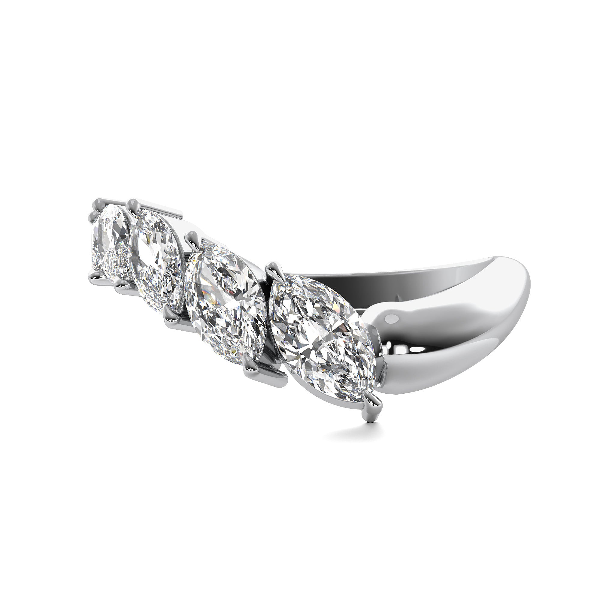 Marquise Contour Ring