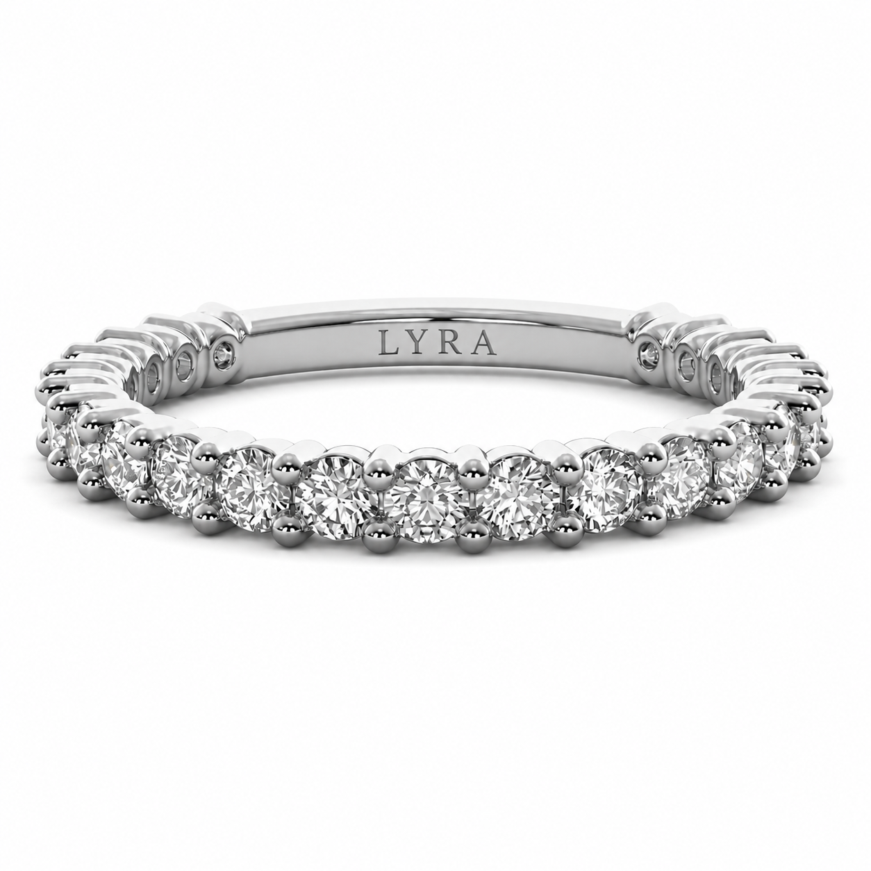 Round Diamond Eternity Band