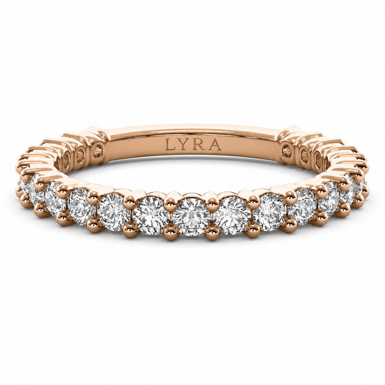 Round Diamond Eternity Band