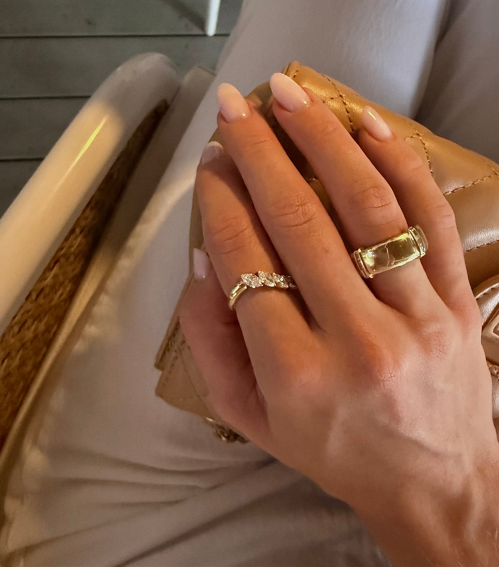 Marquise Contour Ring