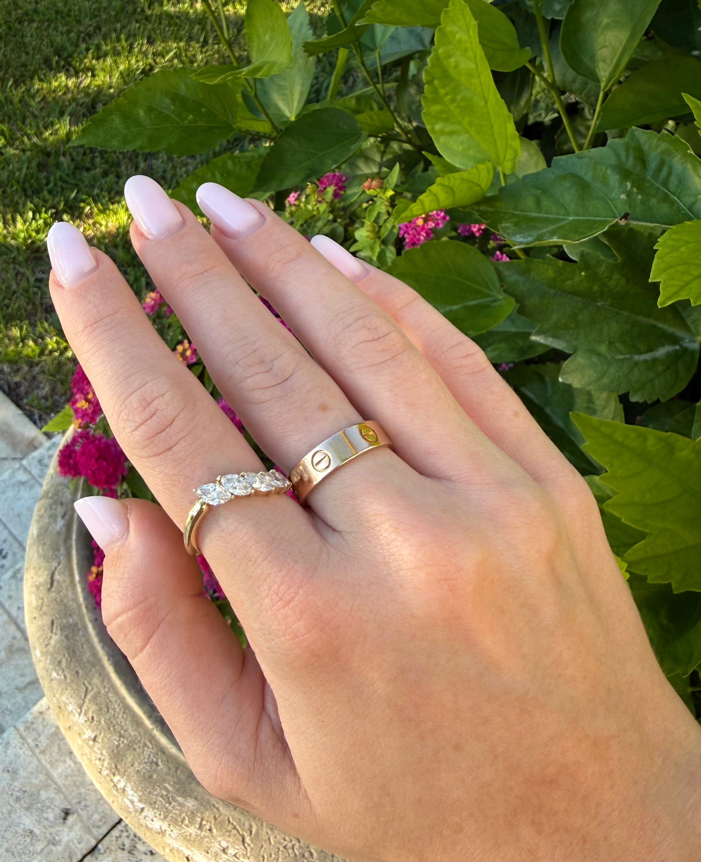 Marquise Contour Ring