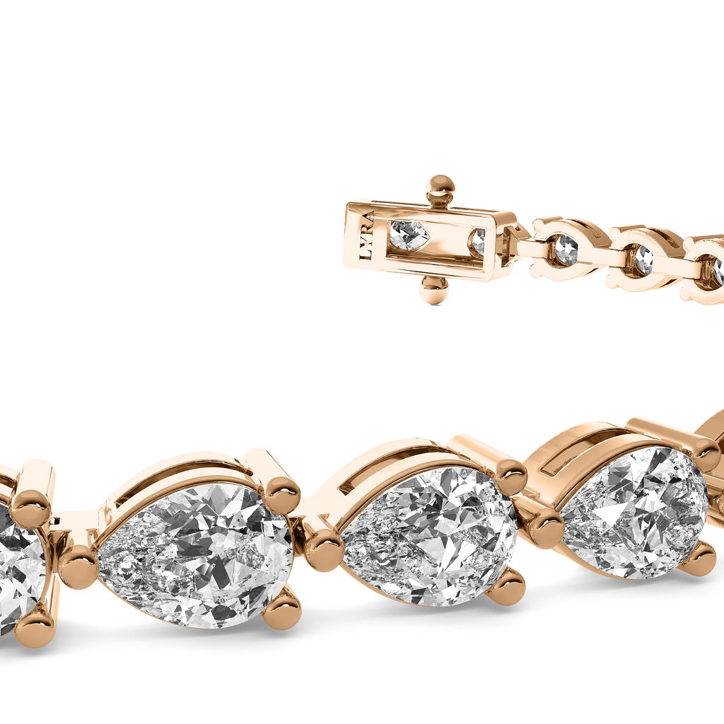 Pear Diamond Bracelet