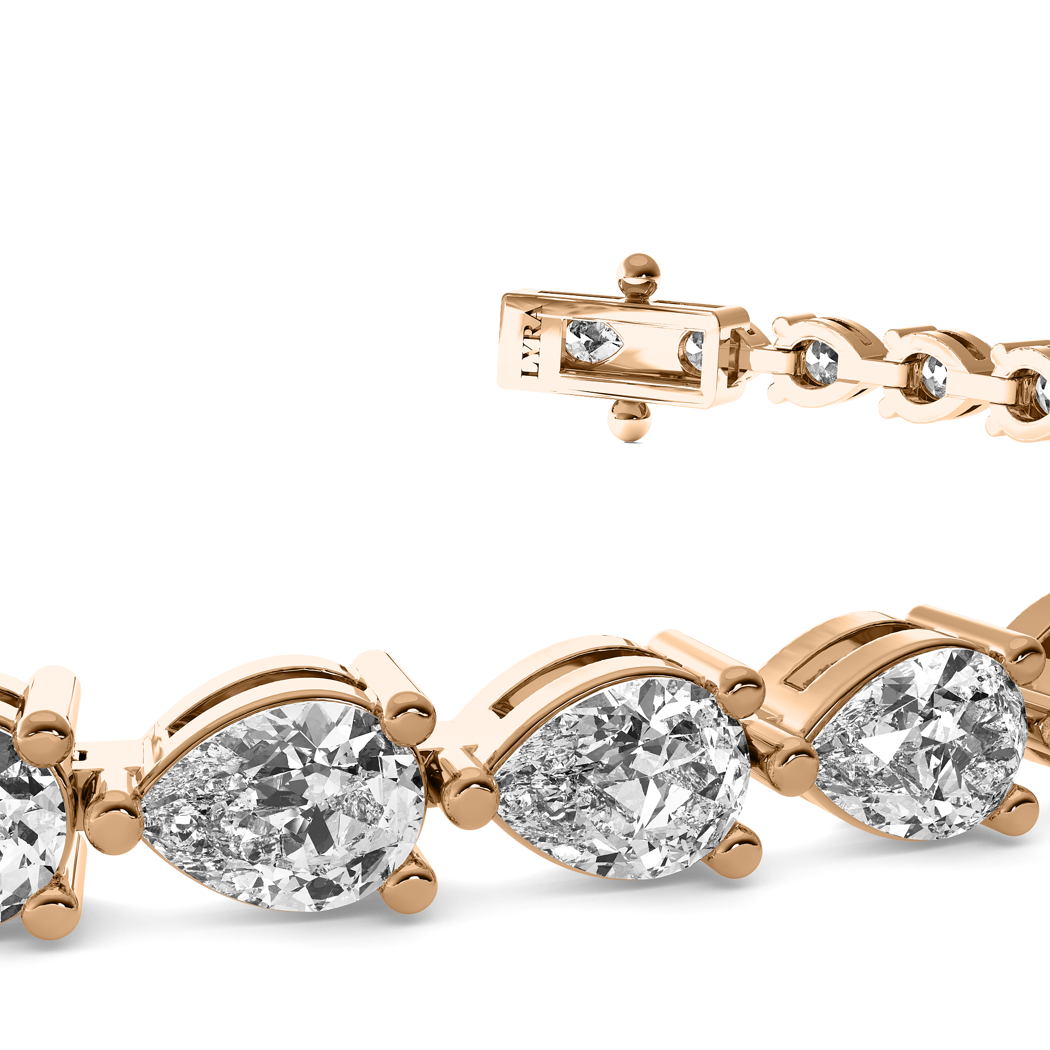 Pear Diamond Bracelet