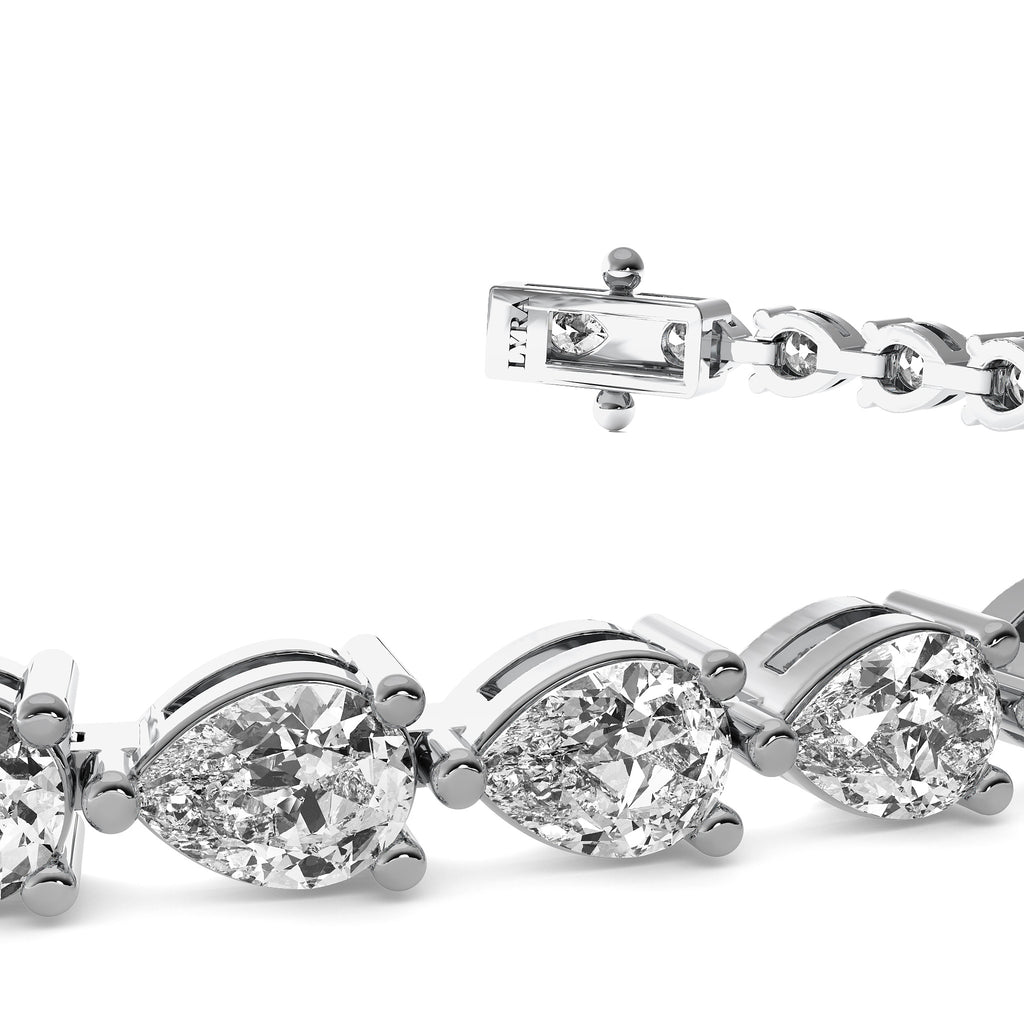 Pear Diamond Bracelet