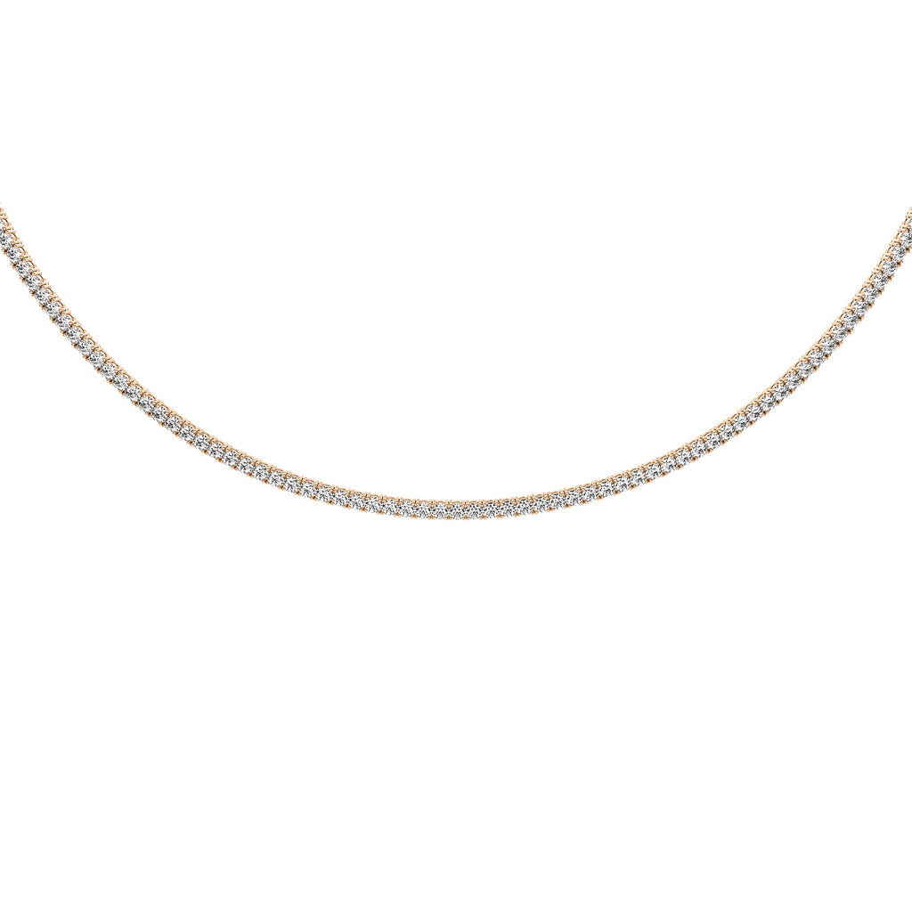 Classic Round Tennis Necklace