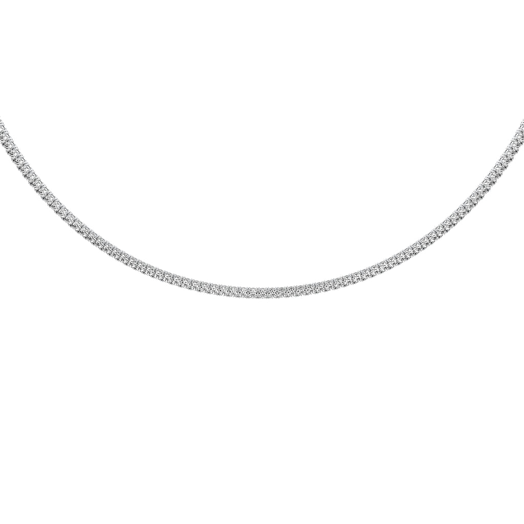 Classic Round Tennis Necklace