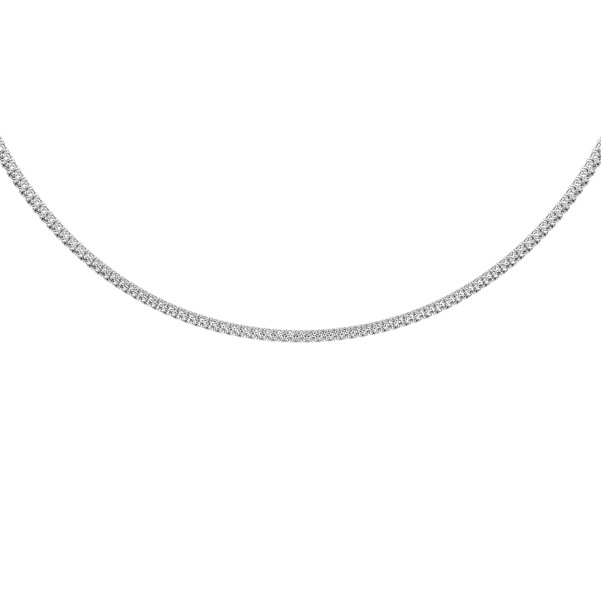 Classic Round Tennis Necklace