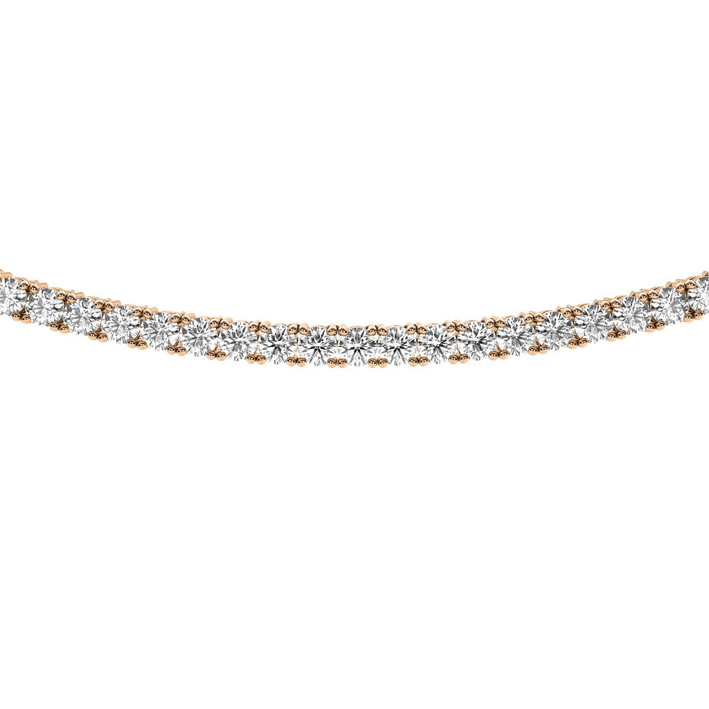 Classic Round Tennis Necklace
