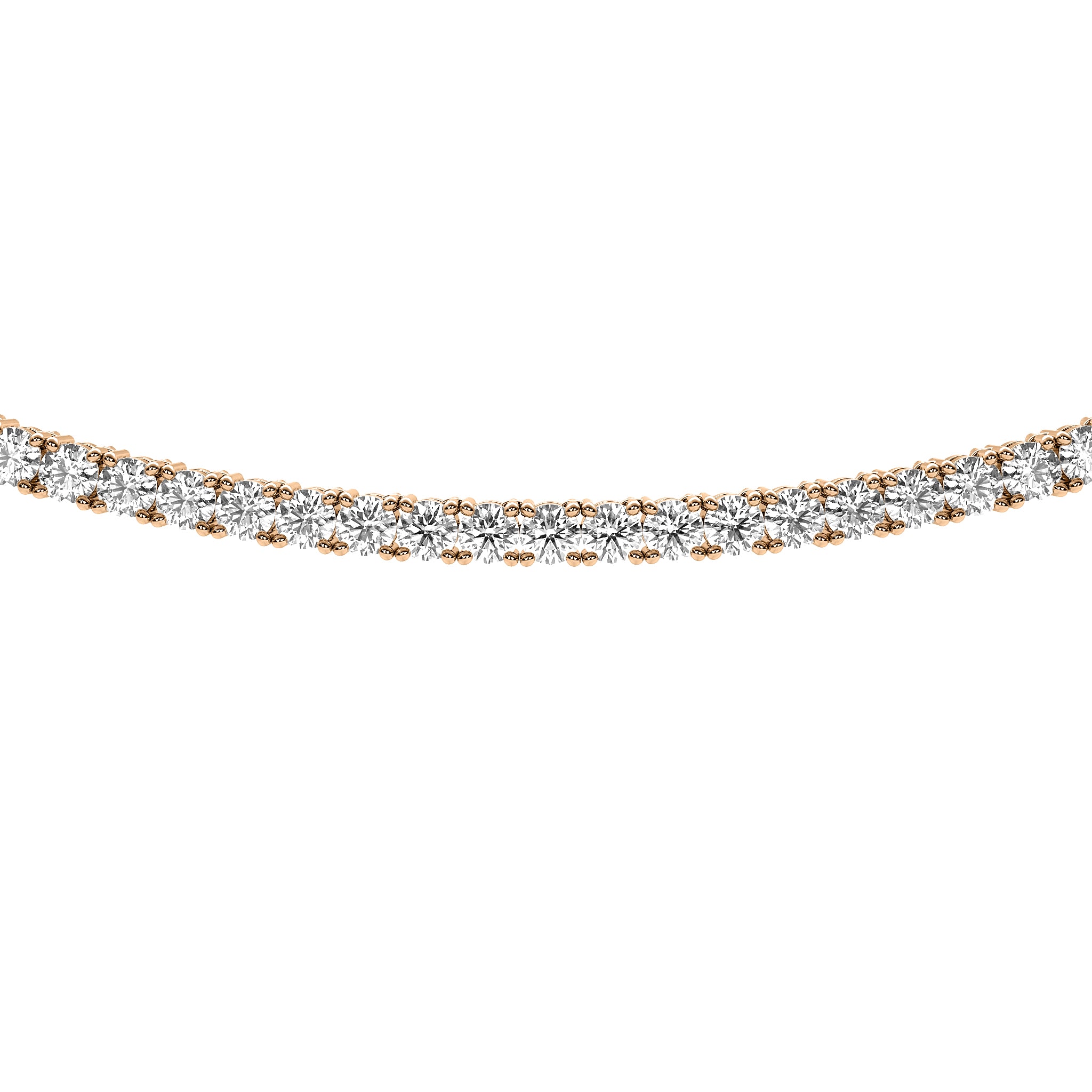 Classic Round Tennis Necklace