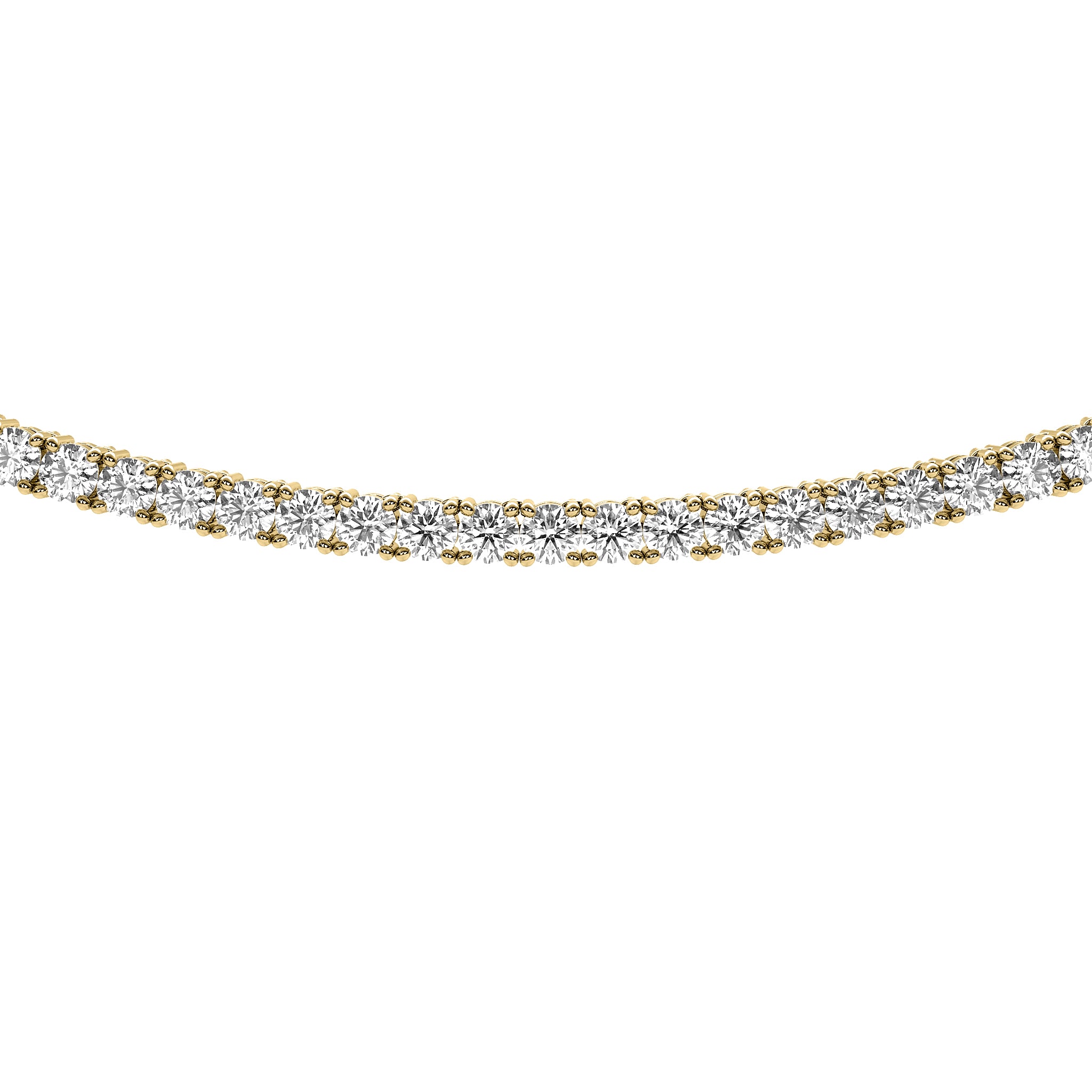 Classic Round Tennis Necklace