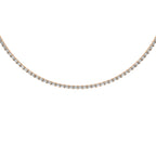 East-West Oval Tennis Necklace