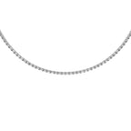 East-West Oval Tennis Necklace