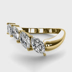 Marquise Contour Ring