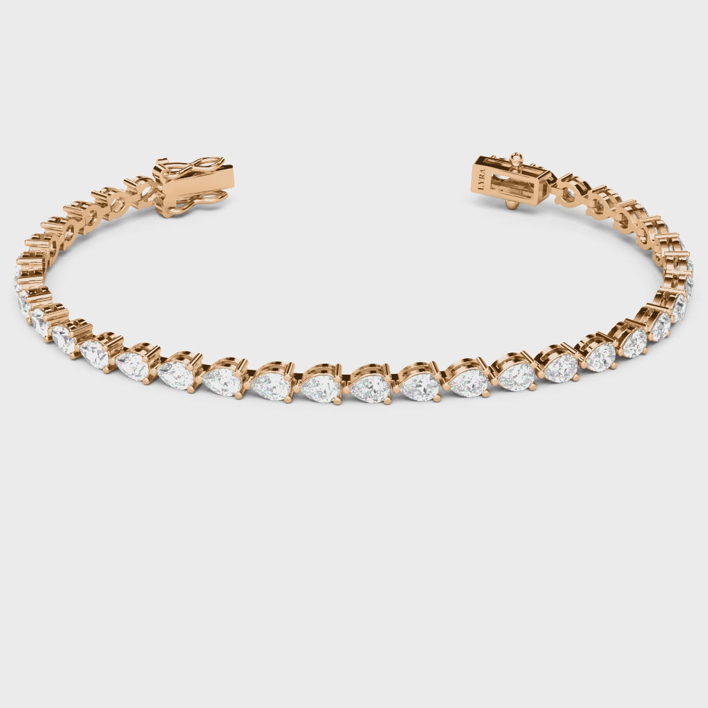 Pear Diamond Bracelet