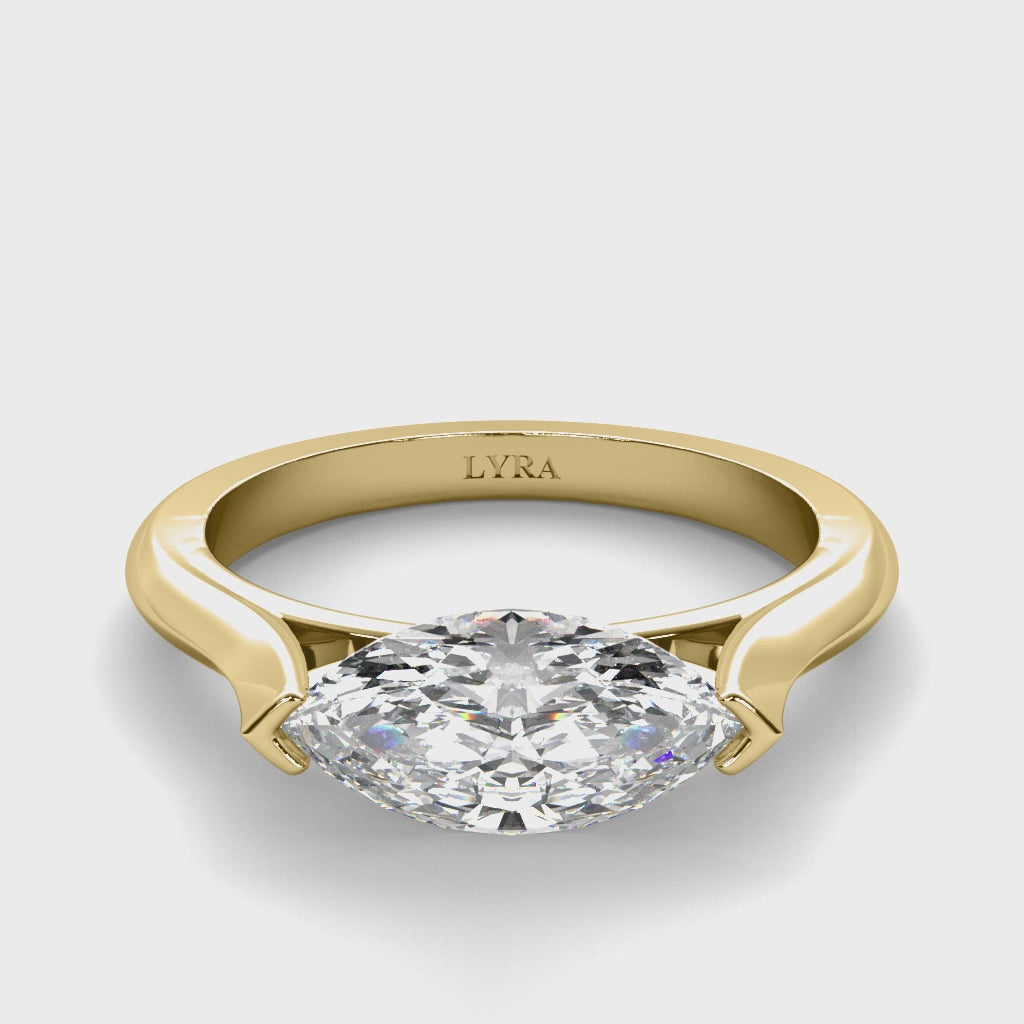 Marquise Solitaire Ring
