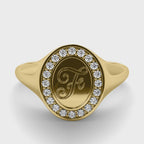 Initial Signet Ring